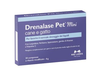 DRENALASE PET MINI CANE GATTO 20 COMPRESSE