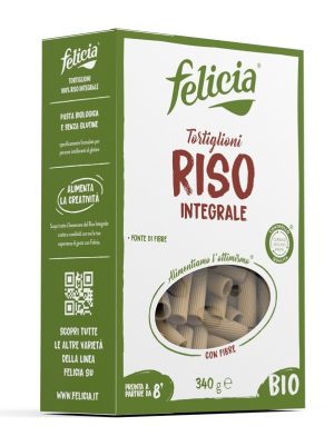 FELICIA BIO RISO INTEGRALE TORTIGLIONI 340 G