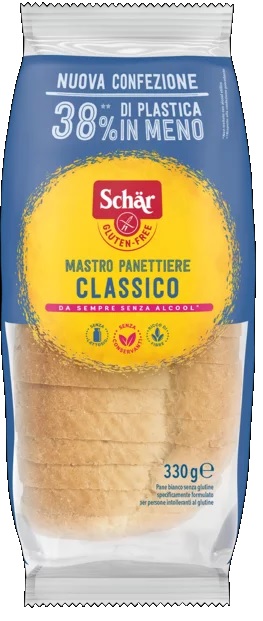 SCHAR CLASSICO DEL MASTRO PANETTIERE PANE BIANCO SENZA LATTOSIO 330 G
