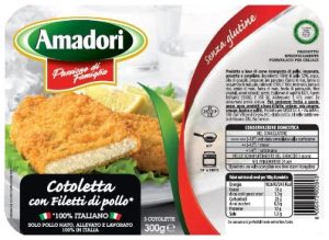 AMADORI COTOLETTA DI POLLO SURELATA 300 G